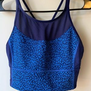 Lululemon bra / crop top women’s size 6 blue
